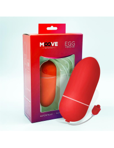Vibrador Egg Moove 10 ROJO