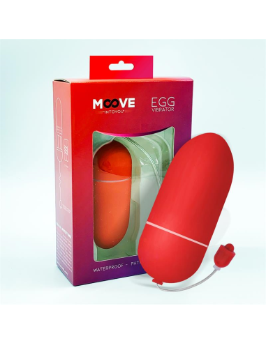 Vibrador Egg Moove 10 ROJO