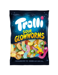 Trolli Sour Glowworms 100g