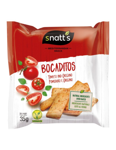 Snats Mini Bocaditos Tomate y Oregano 35g