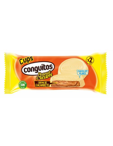Cups Conguitos Peanut Blanco 34g