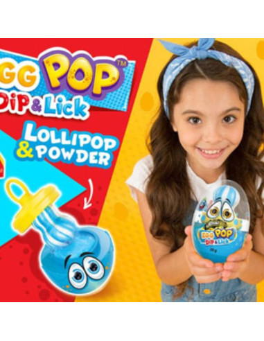 Huevo Sopresa Chupete Pop DipLick