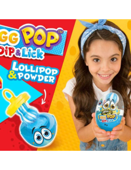 Huevo Sopresa Chupete Pop DipLick