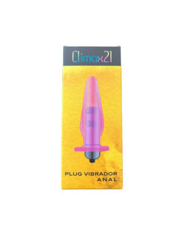 Plug Vibrador Anal Climax Magenta