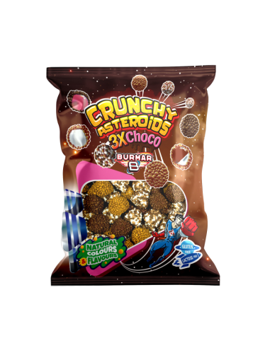 Burmar Crunchy Asteroides 3x Choco 90g